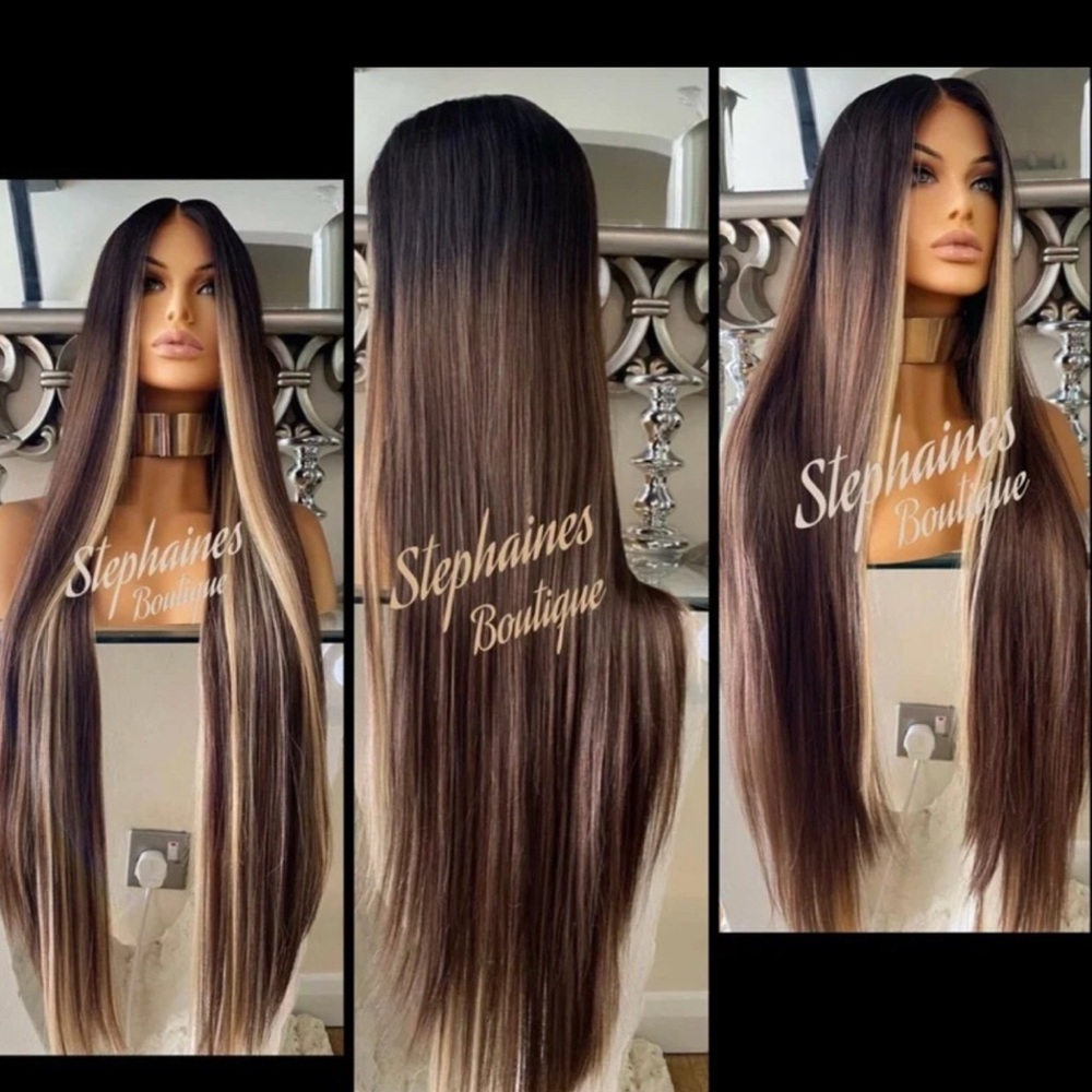 Human Hair Blended Lace Front Wig